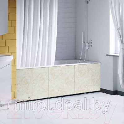 Экран для ванны Comfort Alumin Group Мрамор бежевый 120 - фото 2 - id-p218785840