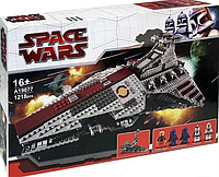 Детский конструктор Space wars 19077 Звездные войны Атакующий крейсер серия космос star wars аналог лего lego