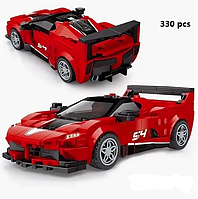 Детский конструктор Sembo Block Ferrari 607317, гоночная машинка феррари, аналог Lego лего Technik техник