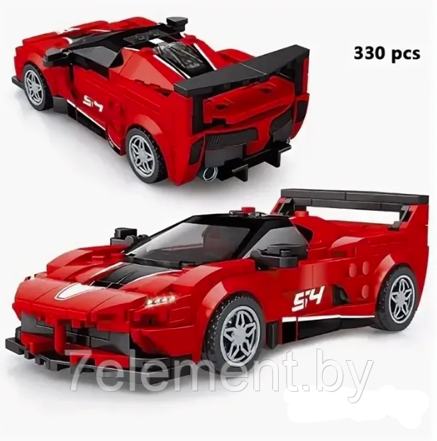 Детский конструктор Sembo Block Ferrari 607317, гоночная машинка феррари, аналог Lego лего Technik техник - фото 1 - id-p218603504