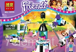 Детский конструктор Парк развлечений 10556 для девочек аналог лего lego дом френдс friends подружки - фото 3 - id-p218602593