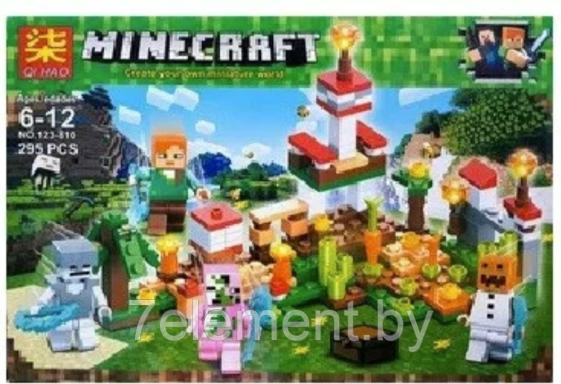 Детский конструктор Minecraft Шахта крепость Майнкрафт домик серия my world блочный аналог лего lego - фото 1 - id-p218602363