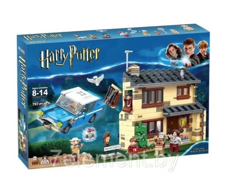 Детский конструктор Гарри Поттер летающая машина 6062 Harry Potter серия аналог лего lego - фото 1 - id-p218603288