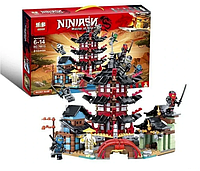 Детский конструктор Ninjago Ниндзяго замок дракона 76013 аналог lego лего серия Ninja крепость