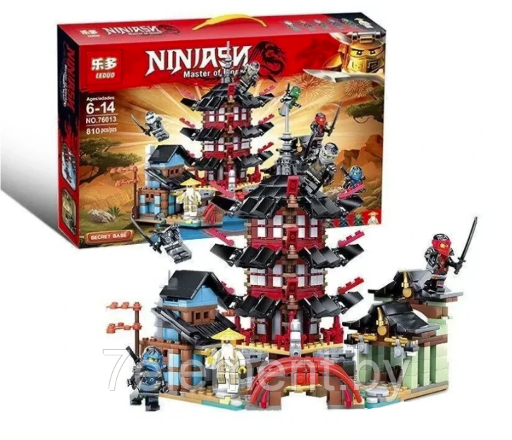 Детский конструктор Ninjago Ниндзяго замок дракона 76013 аналог lego лего серия Ninja крепость - фото 1 - id-p218603295