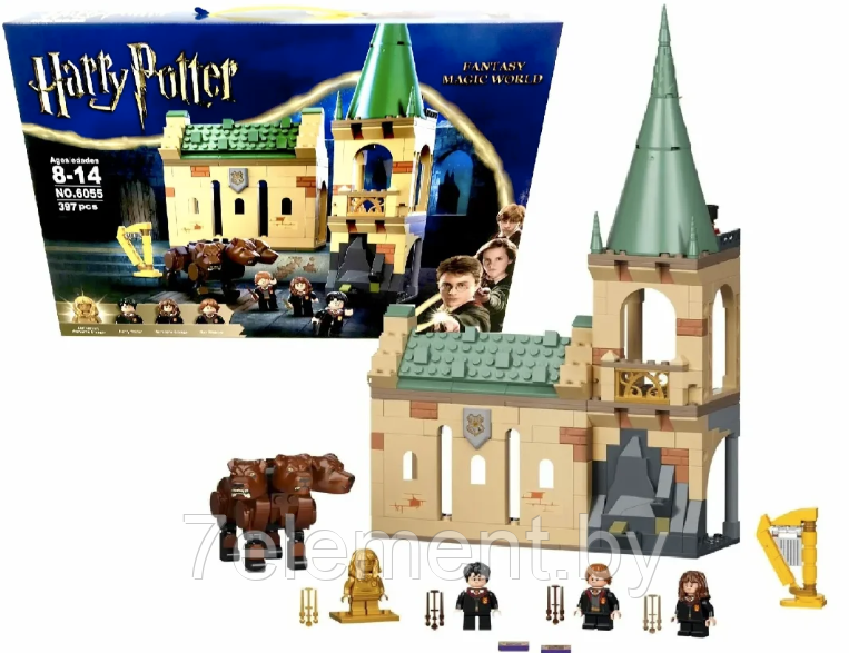 Детский конструктор Гарри Поттер Замок 6055 Гарри Поттера Harry Potter серия аналог лего lego - фото 1 - id-p218603289