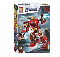 Детский конструктор Мстители Железный Человек трансформер, 11503 герои Marvel супергерои, аналог лего lego