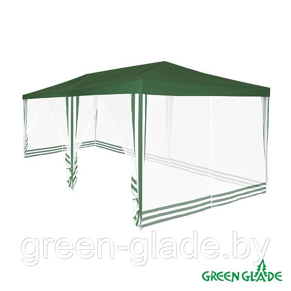 Большой шатер-тент Green Glade 1056 3х6х2,5м полиэстер - фото 1 - id-p74460783