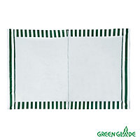Стенка для садового тента Green Glade 4130 1,95х2,95м полиэстер с москитной сеткой зеленая