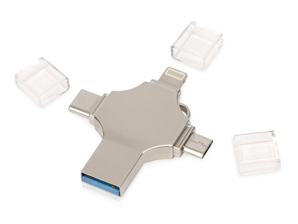USB-флешка 3.0 на 32 Гб 4-в-1 Ultra в подарочной коробке - фото 2 - id-p218804586