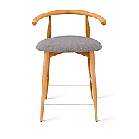 Полубарный стул Fabricius, бук натуральный, шенилл