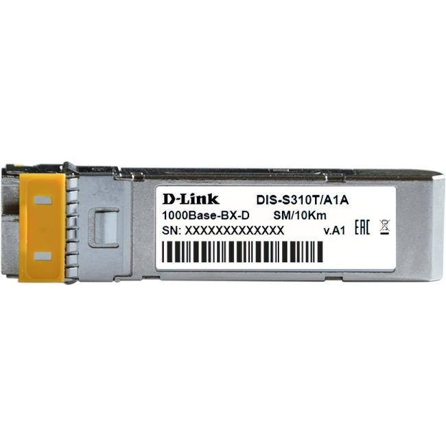 D-Link S310T/10KM/A1A PROJ Промышленный WDM SFP-трансивер с 1 портом 1000Base-BX-D (Tx:1550 нм, Rx:1310 нм) - фото 1 - id-p218804975