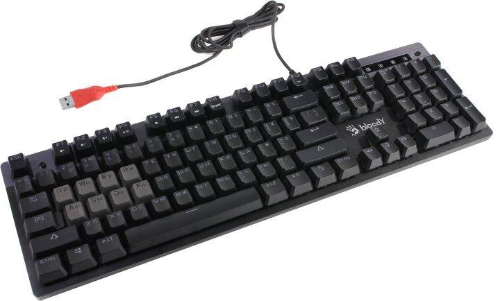 Клавиатура A4Tech Bloody B500N USB 104КЛ подсветка клавиш - фото 1 - id-p207436858
