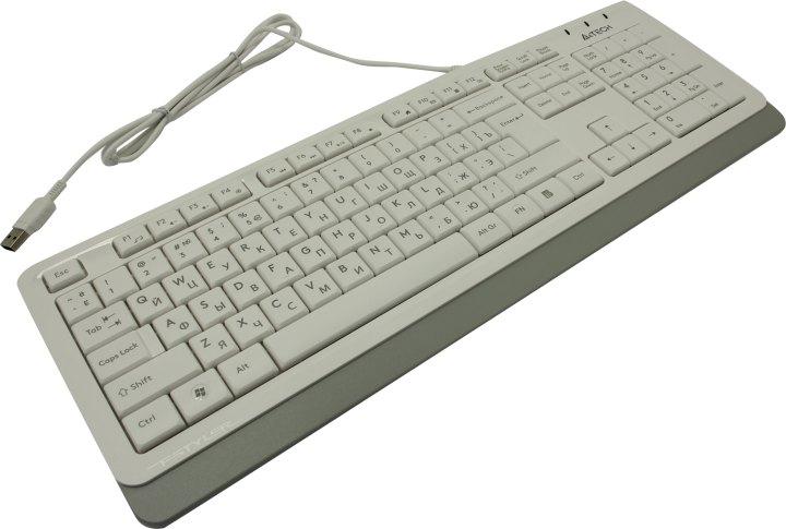 Клавиатура A4Tech Fstyler FK10 White USB 105КЛ - фото 1 - id-p203907141