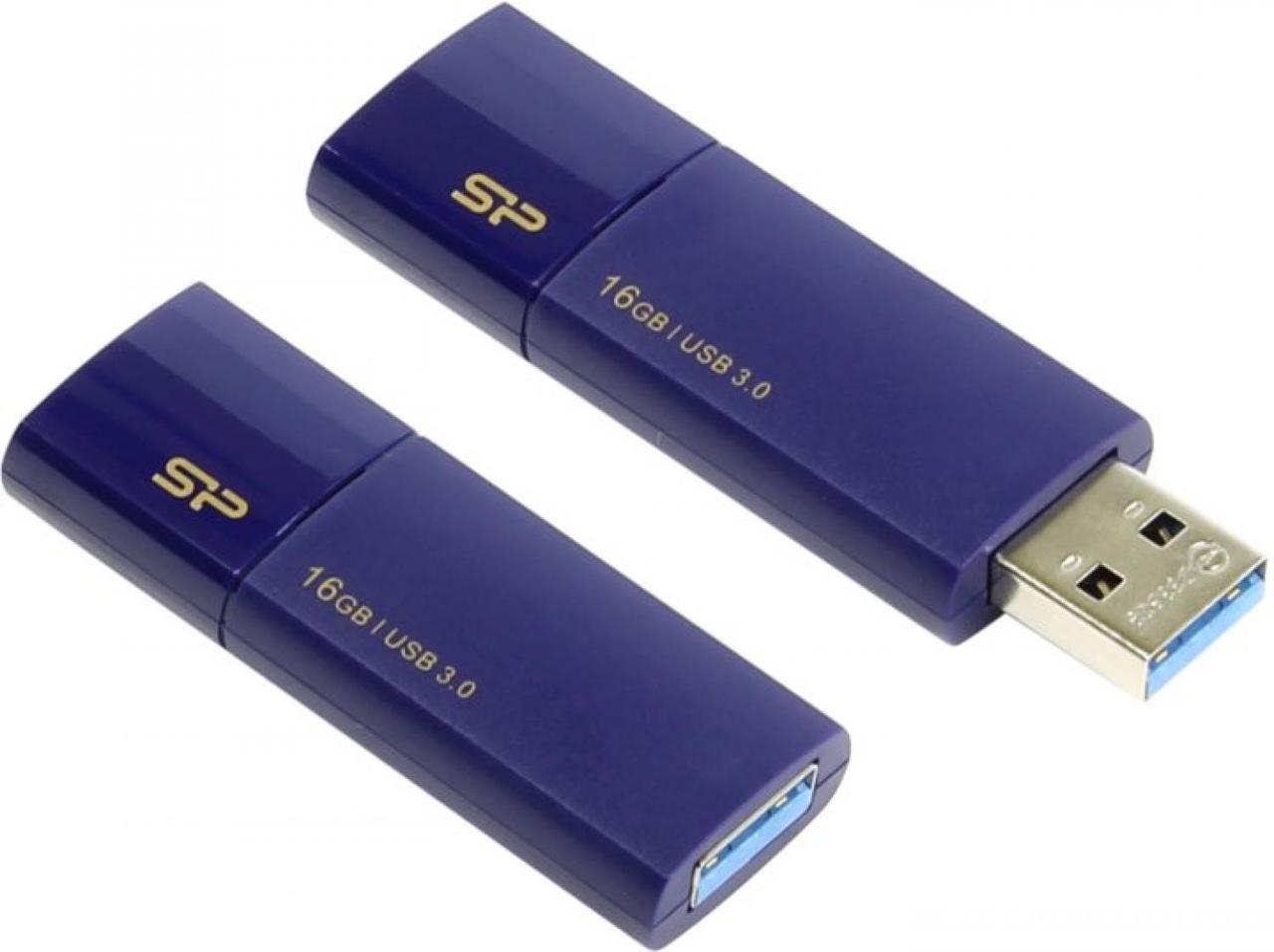 Накопитель Silicon Power Blaze B05 SP016GBUF3B05V1D USB3.0 Flash Drive 16Gb (RTL) - фото 1 - id-p218805156