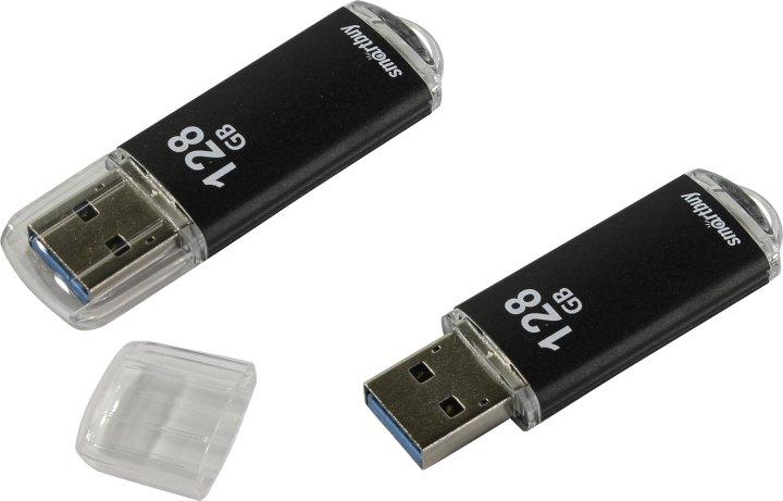 Накопитель SmartBuy V-Cut SB128GBVC-K3 USB3.0 Flash Drive 128Gb (RTL) - фото 1 - id-p218805158