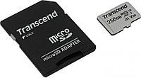 Карта памяти Transcend TS256GUSD300S-A microSDXC Memory Card 256Gb UHS-I U3 V30 + microSD-- SD Adapter