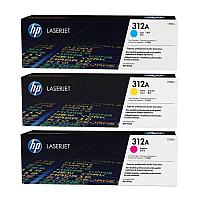 Картридж Cartridge HP 312A для LaserJet M476, тройная упаковка (CF381A+CF383A+CF382A)