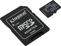 Карта Памяти micro SDXC 512Gb Kingston Canvas Select Plus UHS-I U3 V30 A1 + ADP (100/85 Mb/s)