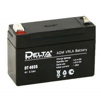 Аккумулятор 4В/3,5Ач для охранно-пожарных систем Delta DT 4035 - фото 1 - id-p218805504