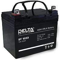 Аккумулятор 12В/33Ач для охранно-пожарных систем Delta DT 1233