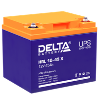 Delta HRL 12-45 X (45А\ч, 12В) свинцово- кислотный аккумулятор