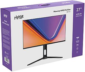 Монитор Hiper 27" SB2701 черный IPS LED 5ms 16:9 HDMI M/M матовая HAS 300cd 178гр/178гр 3840x2160 60Hz