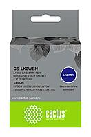 Картридж ленточный Cactus CS-LK2WBN черный для Epson LW300/LW400/LW700/LW600P/LW1000P