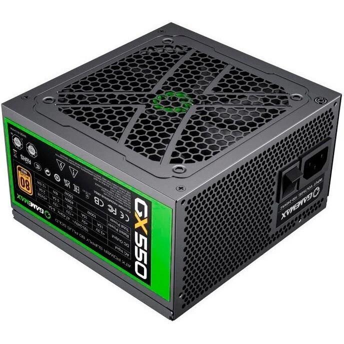 Блок питания GameMax GX-550 Modular 550W ATX (24+4+6/8пин) Cable Management - фото 1 - id-p218805900