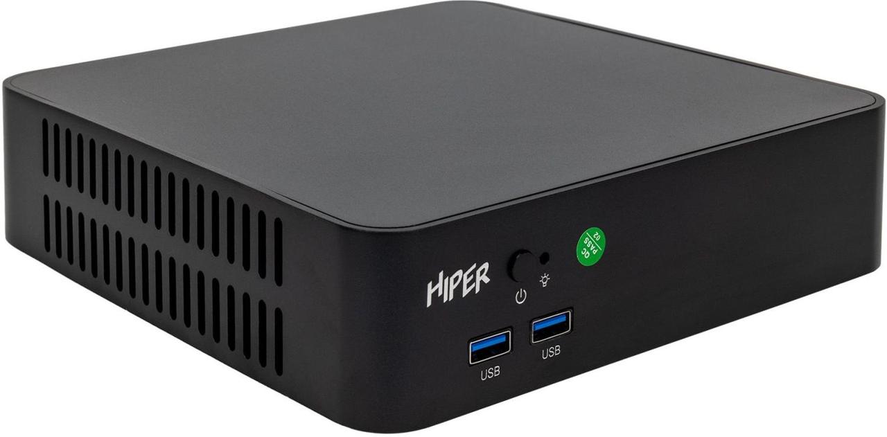 Неттоп Hiper ACTIVEBOX AS8 i3 12100 (3.3) 8Gb SSD256Gb UHDG 730 noOS GbitEth WiFi BT 120W черный - фото 1 - id-p218810506