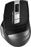 Мышь A4Tech Fstyler FB35S серый/черный оптическая (2000dpi) silent беспроводная BT/Radio USB для ноутбука