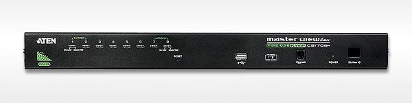 Переключатель электронный ATEN 8-Port PS/2-USB VGA KVM Switch with Daisy-Chain Port and USB Peripheral Support - фото 1 - id-p218811660