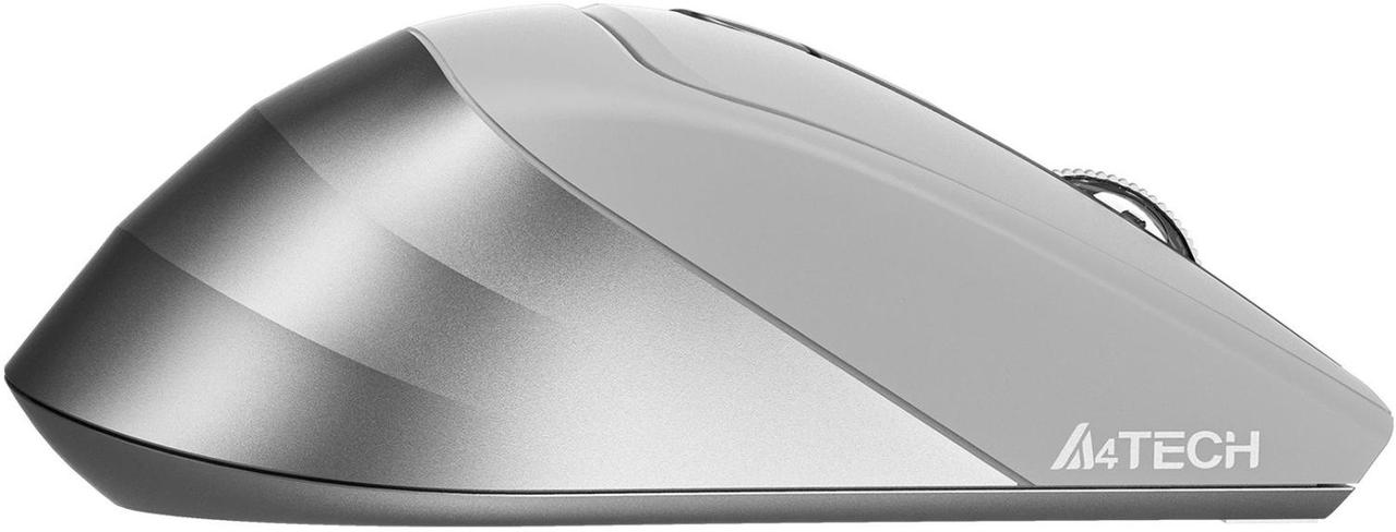 Мышь A4Tech Fstyler FB35S белый/серый оптическая (2000dpi) silent беспроводная BT/Radio USB для ноутбука - фото 1 - id-p218809967