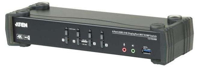 Квм переключатель ATEN 4P USB 3 4K DisplayPort MST KVMP Switch - фото 1 - id-p218811681