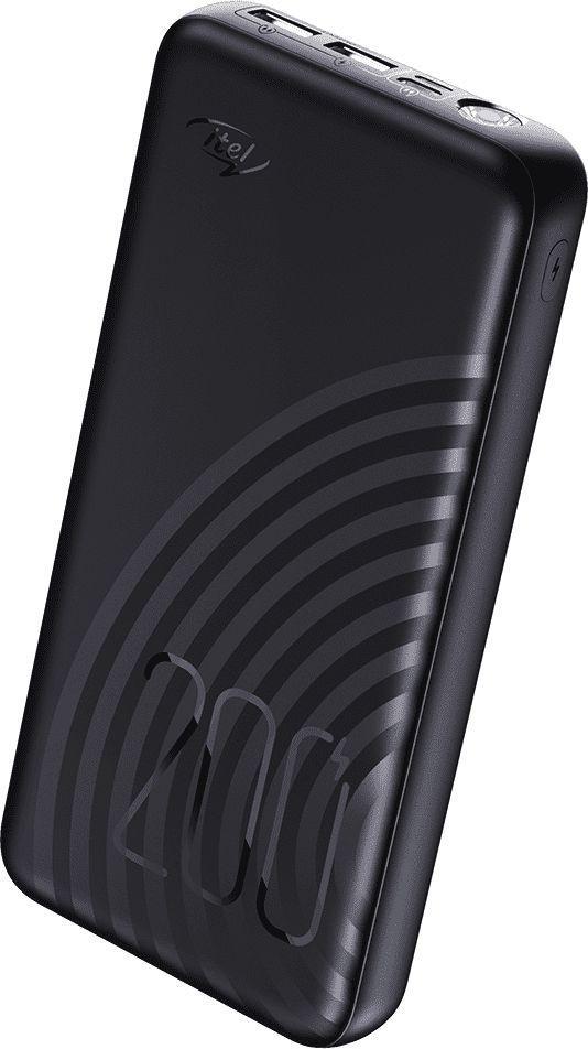 Мобильный аккумулятор Itel Star 200 20000mAh 2.1A черный - фото 1 - id-p218807694