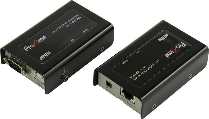 ATEN CE100 Mini USB KVM EXTENDER W/230V ADP - фото 1 - id-p212703571