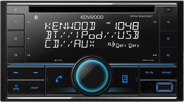 Автомагнитола CD Kenwood DPX-5300BT 2DIN 4x50Вт - фото 1 - id-p218806912