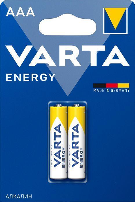 Батарейка Varta ENERGY LR03 AAA BL2 Alkaline 1.5V (4103) (2/20/100) VARTA 04103229412 - фото 1 - id-p217333177
