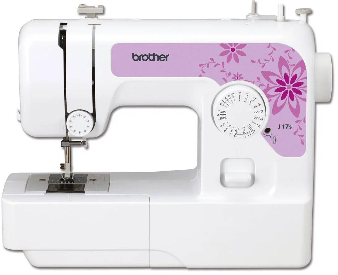 Швейная машина Brother J17S белый/розовый - фото 1 - id-p218808515