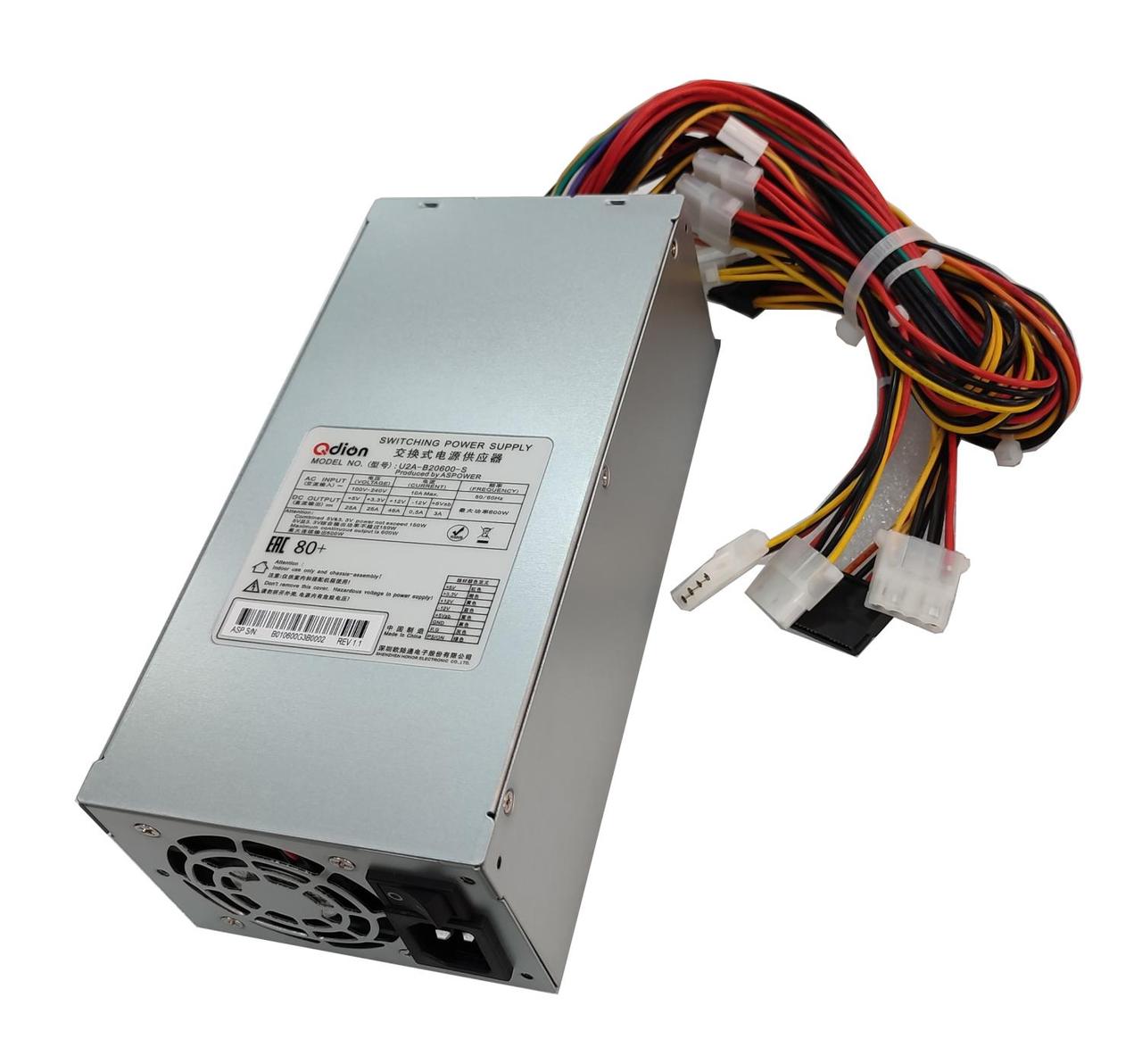 Блок питания серверный FSP Qdion Model U2A-B20600-S P/N:99SAB20600I1170111 2U Single Server Power 600W