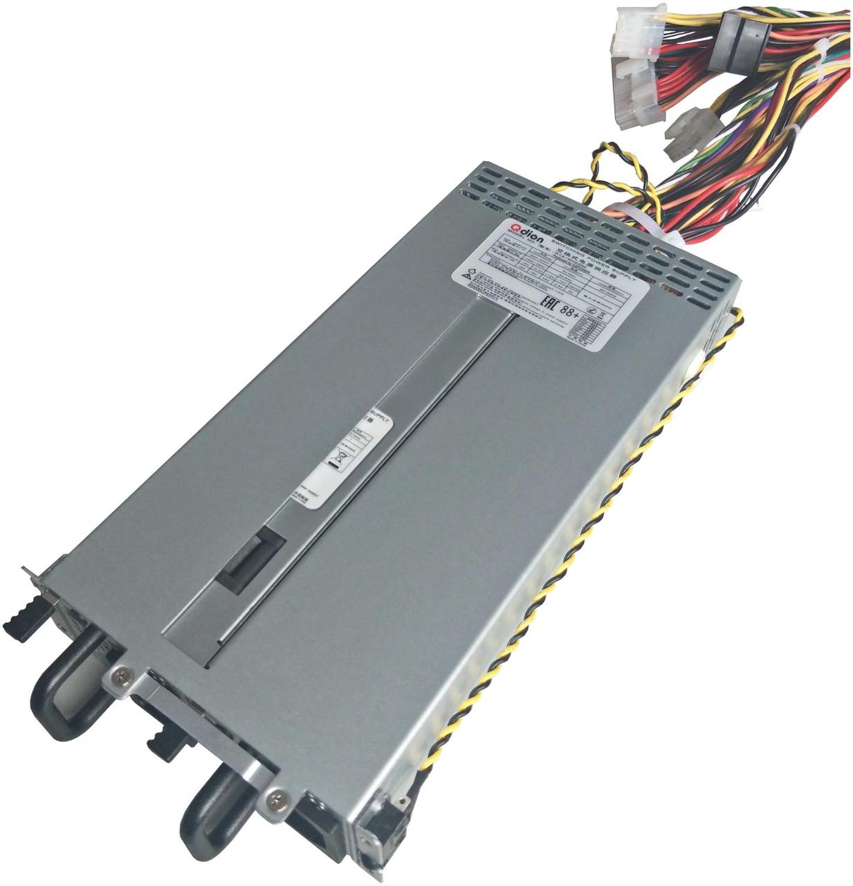Блок питания серверный FSP Qdion Model R1D-KH0300 P/N:99RDKH0300I1170110 1U Slim Redundant 300W DC-DC