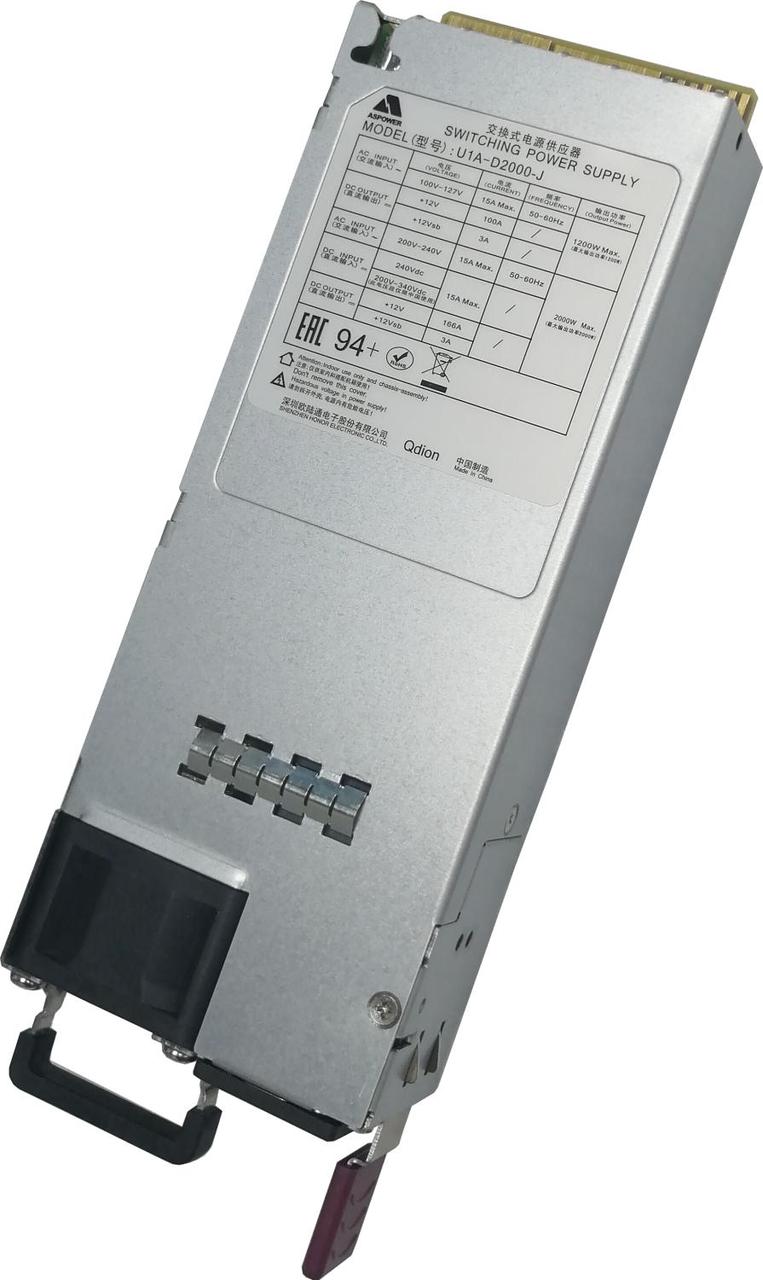 Блок питания серверный FSP Qdion Model U1A-D2000-J P/N:99MAD12000I1170113 CRPS 1U Module 2000W Efficiency 94+, - фото 1 - id-p218810599