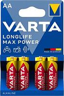 Батарея Varta LongLife Max Power LR6 Alkaline AA (4шт) блистер 04706101404