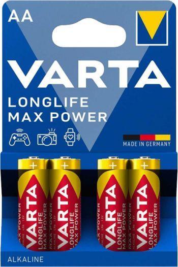Батарея Varta LongLife Max Power LR6 Alkaline AA (4шт) блистер 04706101404 - фото 1 - id-p218812619