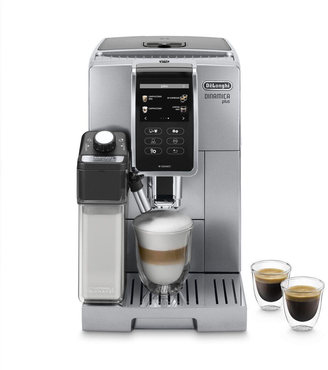 Кофемашина Delonghi Dinamica Plus ECAM370.95.S 1450Вт серый/черный - фото 1 - id-p218805840