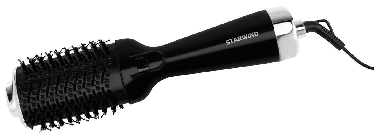 Фен-щетка Starwind SHB 7760 1200Вт черный/серебристый - фото 1 - id-p218806470