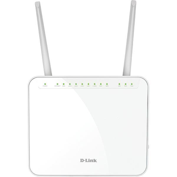 Маршрутизатор D-LINK DVG-5402G/R1A AC1200 Wi-Fi Router, 1000Base-T WAN, 4x1000Base-T LAN, 2x5dBi external - фото 1 - id-p218812672