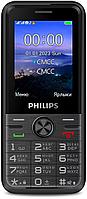 Мобильный телефон Philips Е6500 Xenium 0.048 черный моноблок 4G 2Sim 2.4" 240x320 0.3Mpix GSM900/1800 FM