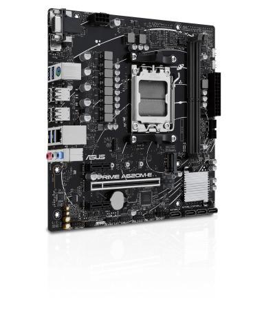 Материнская плата ASUS PRIME A620M-E-CSM, Socket AM5, A620, 2*DDR5, DP+VGA+HDMI, 4xSATA3, M2, Audio, Gb LAN, - фото 1 - id-p218812052