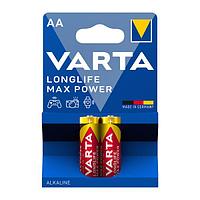 Батарейка Varta LONGLIFE MAX POWER (MAX TECH) LR6 AA BL2 Alkaline 1.5V (4706) (2/40/200)